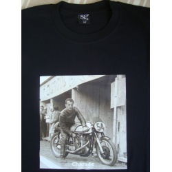 T-shirt rétro moto numéro 54